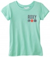 Roxy Kids Girls 7-16 Sun Splash T-Shirt, Sea Foam Green, Medium