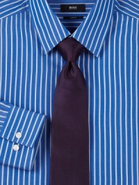 Bold stripes appoint a classic dress look in slim-fitting cotton.ButtonfrontCottonMachine washImported Bold stripes appoint a classic dress look in slim-fitting cotton.ButtonfrontCottonMachine washImported