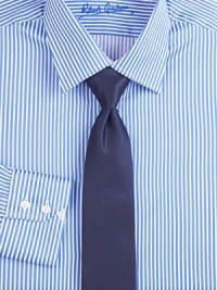 A dress essential for the modern man, tailored with a classic fit in striped, satin-finish cotton.ButtonfrontSpread collarCottonMachine washImported A dress essential for the modern man, tailored with a classic fit in striped, satin-finish cotton.ButtonfrontSpread collarCottonMachine washImported