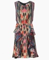 A lightweight look that's perfect for a sunny day, the trendy print on this DKNY dress will complement her style.