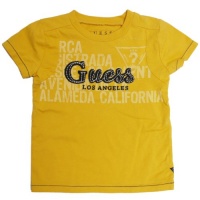 Guess Boys 12-24 Months Logo Tee (24M, Yellow) Guess Boys 12-24 Months Logo Tee (24M, Yellow)