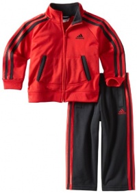 adidas Boys 2-7 Fashion Tricot Set, Adi University Red, 3T adidas Boys 2-7 Fashion Tricot Set, Adi University Red, 3T
