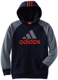 Adidas Boys 8-20 Youth Home Run Hoodie, Dark Navy/High Energy, Large Adidas Boys 8-20 Youth Home Run Hoodie, Dark Navy/High Energy, Large