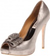 Badgley Mischka Women's Vonda Peep-Toe Pump