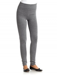 THE LOOKFine heather woolWide pull-on waistbandSkinny legging fitTHE FITInseam 32½THE MATERIALWoolCARE & ORIGINDry cleanMade in Italy THE LOOKFine heather woolWide pull-on waistbandSkinny legging fitTHE FITInseam 32½THE MATERIALWoolCARE & ORIGINDry cleanMade in Italy