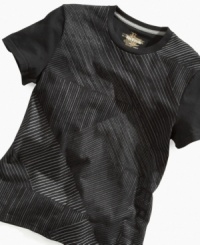 He can keep his summer looks in line with this stripe patterned t-shirt from Epic Threads. He can keep his summer looks in line with this stripe patterned t-shirt from Epic Threads.