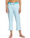 Nautica Sleepwear Women's Mate Stripe Capri Pajama Bottom