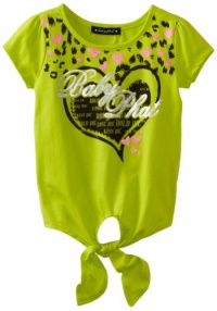 Baby Phat Girl's Print Tee With Tie Baby Phat Girl's Print Tee With Tie