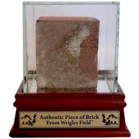 Authentic Piece of Brick from Wrigley Field w/ Glass Display Case by Steiner Sports Authentic Piece of Brick from Wrigley Field w/ Glass Display Case by Steiner Sports