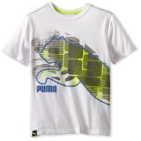 Puma - Kids Boys 8-20 Pixel Tee, White, Medium Puma - Kids Boys 8-20 Pixel Tee, White, Medium