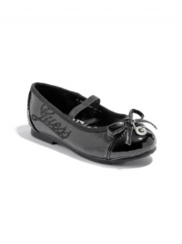 GUESS Kids Girls Toddler Charmed Black Shoes, BLACK (9) GUESS Kids Girls Toddler Charmed Black Shoes, BLACK (9)