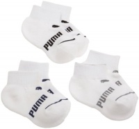 Puma Boys 8-20 3 Pack Quarter Crew Socks, White/Navy, 5.5-11.5 shoe/ 6-7.5 sock Puma Boys 8-20 3 Pack Quarter Crew Socks, White/Navy, 5.5-11.5 shoe/ 6-7.5 sock