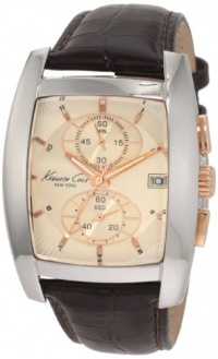 Kenneth Cole New York Men's Dress Explorer Collection Rose Gold Dial Strap Watch #KC1523 Kenneth Cole New York Men's Dress Explorer Collection Rose Gold Dial Strap Watch #KC1523