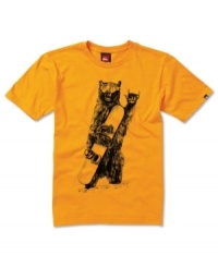 Your little bear will totally dig this awesome Quiksilver snowboard graphic tee. Your little bear will totally dig this awesome Quiksilver snowboard graphic tee.