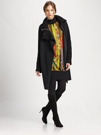 This Italian wool coat featuring classic cable-knit details truly will stand out from the crowd this season. Ribbed-knit stand collar and sleevesDropped shouldersFront zipperSlash pocketsAbout 37 from shoulder to hemWoolDry cleanMade in Italy Model shown is 5'11 (180cm) wearing US size Small. This Italian wool coat featuring classic cable-knit details truly will stand out from the crowd this season. Ribbed-knit stand collar and sleevesDropped shouldersFront zipperSlash pocketsAbout 37 from shoulder to hemWoolDry cleanMade in Italy Model shown is 5'11 (180cm) wearing US size Small.
