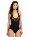 Kenneth Cole Reaction Women's In Paradise Halter Mio Swimsuit