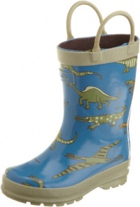 Hatley Boys 2-7 Children's Blue Dino Rubber Boot, Newport Blue, 12 Hatley Boys 2-7 Children's Blue Dino Rubber Boot, Newport Blue, 12