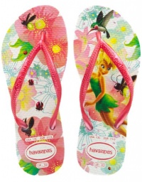Havaianas Kids Slim Tinker Bell Flip Flop (Toddler/Little Kid),White,31-32 BR (1-2 M US Little Kid) Havaianas Kids Slim Tinker Bell Flip Flop (Toddler/Little Kid),White,31-32 BR (1-2 M US Little Kid)
