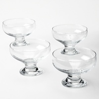 Serve your favorite desserts from ice cream and sorbet to jello, pudding and fruit in style with this set of dessert bowls. Serve your favorite desserts from ice cream and sorbet to jello, pudding and fruit in style with this set of dessert bowls.