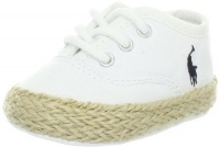 Ralph Lauren Layette Bowman Lace Espadrille,White,3 M US Infant Ralph Lauren Layette Bowman Lace Espadrille,White,3 M US Infant