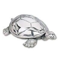 Slow and quiet, the Tortoise Music Box will lull that special little one to sleep with Brahms' Lullaby. Made of tarnish-resistant silver plate, it's a lovely keepsake any child will learn to cherish. Slow and quiet, the Tortoise Music Box will lull that special little one to sleep with Brahms' Lullaby. Made of tarnish-resistant silver plate, it's a lovely keepsake any child will learn to cherish.