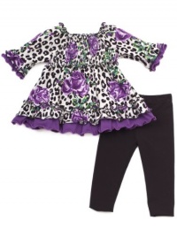 Rare Editions Baby-girls Infant Leopard Print Ity Legging Set Rare Editions Baby-girls Infant Leopard Print Ity Legging Set