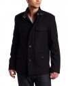 Kenneth Cole Men's Melton Fashion Field Coat