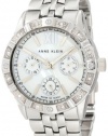 Anne Klein Women's AK/1001MPSV Swarovski Crystal Accented Silver-Tone Watch