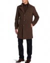 Kenneth Cole Men's Herringbone Walker Coat