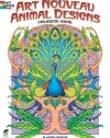 Art Nouveau Animal Designs Coloring Book (Dover Coloring Books)