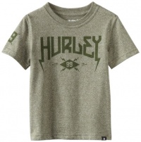 Hurley Boys 2-7 Recharge Short Sleeve Tee, Utility Green, 5 Hurley Boys 2-7 Recharge Short Sleeve Tee, Utility Green, 5
