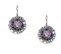 Mariana Spirit of Design Antique Sterling Silver Plated Drop Earrings with Swarovski Crystals in Crystal Comet Argent Light/Jet Hematite Mariana Spirit of Design Antique Sterling Silver Plated Drop Earrings with Swarovski Crystals in Crystal Comet Argent Light/Jet Hematite