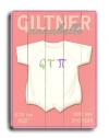 Baby Girl (Customizable) 14x20 Limited-Edition Artistic Planked Wood Sign by Kate Ward