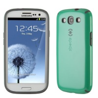 Speck Products SPK-A1428 Candyshell Glossy Cell Phone Case for Samsung Galaxy S III - 1 Pack - Retail Packaging - Malachite/Graphite Speck Products SPK-A1428 Candyshell Glossy Cell Phone Case for Samsung Galaxy S III - 1 Pack - Retail Packaging - Malachite/Graphite