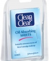 Clean & Clear Oil-Absorbing Sheets, 50 Count (Pack of 2)