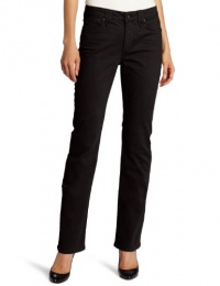 Not Your Daughter's Jeans Women's Hayden Straight Leg Jean, Black, 8