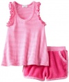 Splendid Littles Girls 2-6X Oceanside Short Set Toddler, Parfait, 3T