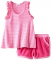 Splendid Littles Girls 2-6X Oceanside Short Set Toddler, Parfait, 3T