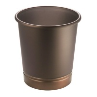 InterDesign York Metal Wastecan, Bronze InterDesign York Metal Wastecan, Bronze