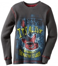 Industry 9 Boys 8-20 Rock Guitar Tee, Grey, Large Industry 9 Boys 8-20 Rock Guitar Tee, Grey, Large