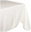Lenox Opal Innocence 60-by-140-Inch Oblong / Rectangle Tablecloth, White