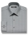 Check into classic business style with this dress shirt from Kenneth Cole Reaction.