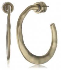 Kenneth Cole New York Post Gold-Tone Crescent Hoop Earrings Kenneth Cole New York Post Gold-Tone Crescent Hoop Earrings