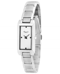 Simple timepiece elegance from Kenneth Cole New York. The timeless rectangular design adds subtle sophistication. Simple timepiece elegance from Kenneth Cole New York. The timeless rectangular design adds subtle sophistication.