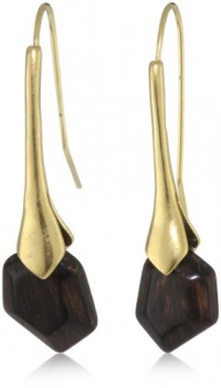 Kenneth Cole New York Urban Desert Brown Geometric Bead Linear Earrings Kenneth Cole New York Urban Desert Brown Geometric Bead Linear Earrings