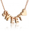 BCBGeneration Sweet Heart Mini Affirmation Necklace