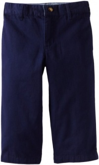 Kitestrings Boys 2-7 Toddler Flat Front Twill Pant With Side Seam Pockets, Peacoat Navy, 2T