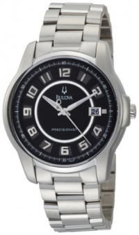 Bulova Men's 96B129 Precisionist Claremont Black Dial Steel Bracelet Watch Bulova Men's 96B129 Precisionist Claremont Black Dial Steel Bracelet Watch