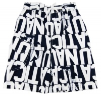 Nautica Kid Boys 8-20 Navy Blue/White Pull-On Swim Shorts/Swimwear/Swim Trunks Nautica Kid Boys 8-20 Navy Blue/White Pull-On Swim Shorts/Swimwear/Swim Trunks