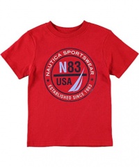 Nautica Sportswear Seal T-Shirt (Sizes 2T - 4T) - cherry red, 2t Nautica Sportswear Seal T-Shirt (Sizes 2T - 4T) - cherry red, 2t